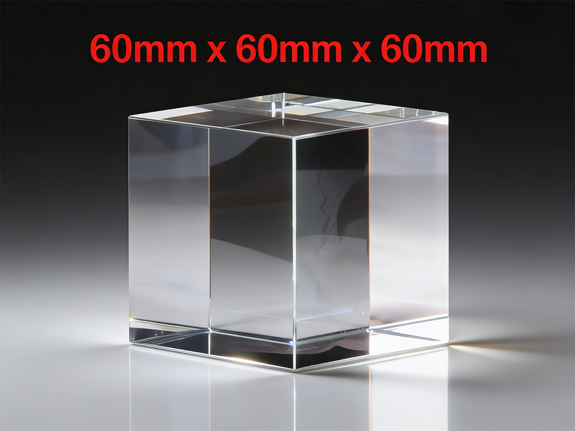60 mm Blank K9 Crystal Cube