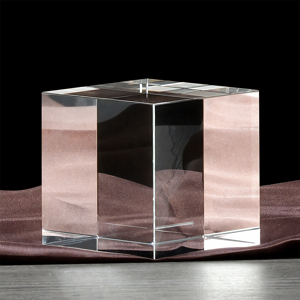 60 mm Blank K9 Crystal Cube