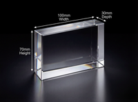 K9 Crystal Rectangle Block 100x70x30mm-Blank