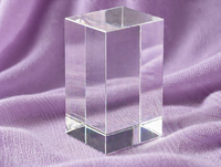 K9 Crystal Rectangle Block 100x50x50mm-Blank