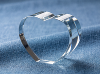 K9 Crystal Heart Blank – Small